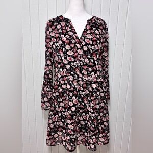 JACQUELINE de YONG Floral V-Neck Women's dress‎ size 36 /M
